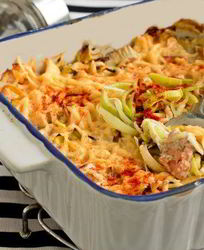 Рагу-чаудер из рыбы и морепродуктов