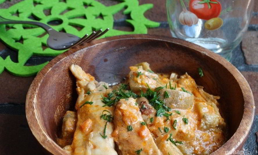 Рецепт рагу из баклажанов с курицей