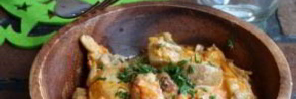 рагу из баклажанов с курицей