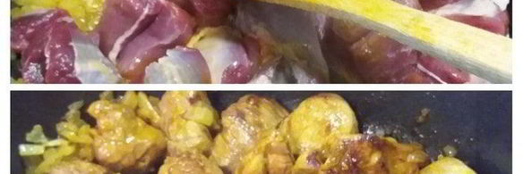 рагу из баранины с баклажаном и виноградом по-персидски