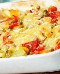 Рагу из фасоли с яйцами