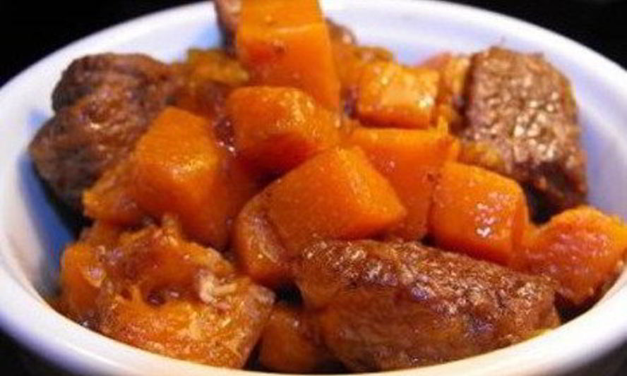 Рецепт рагу из говядины с тыквой и пивом