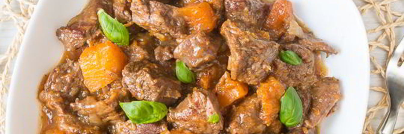 Рагу из говядины с тыквой