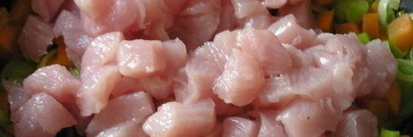 рагу из индейки с луком-пореем