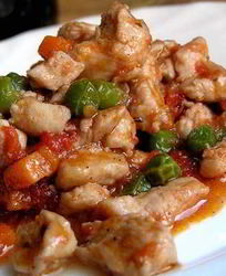 Рагу из индейки с овощами