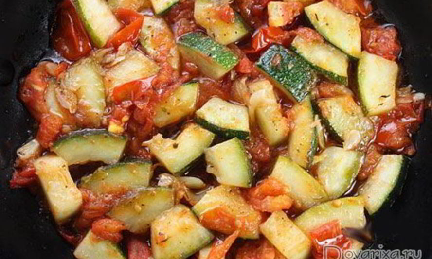 Рецепт рагу из кабачков с корицей