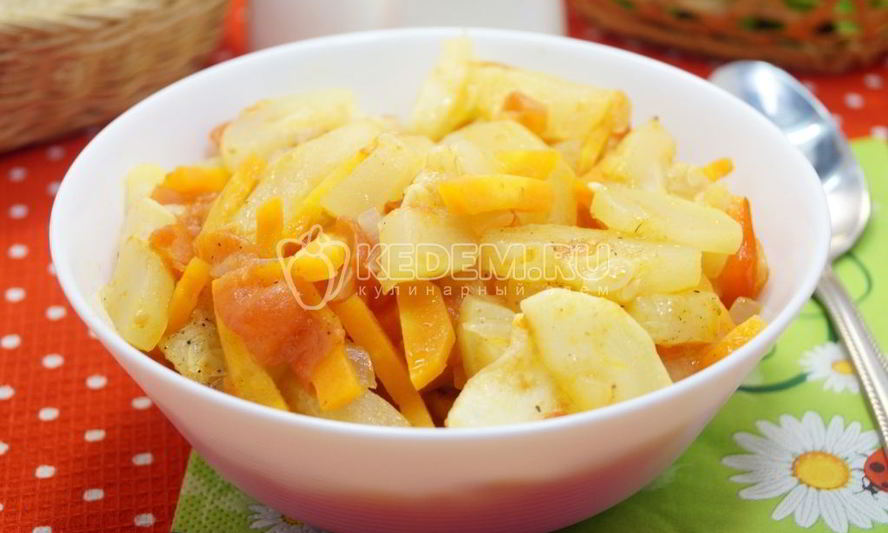 Рецепт рагу из кабачков