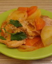 Рагу из кролика с картофелем