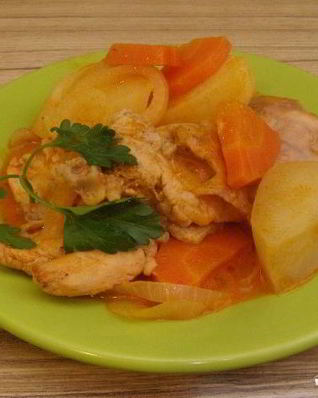 Рагу из кролика с картофелем