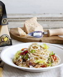 Рагу из кролика с пастой и сыром