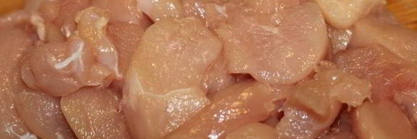 рагу из куриного филе с перцами