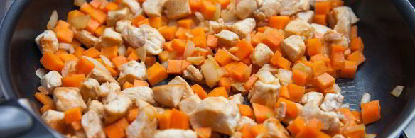 рагу из курицы и стручковой фасоли