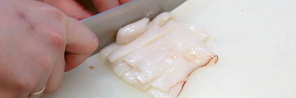 рагу из морепродуктов с соусом зеленый перец