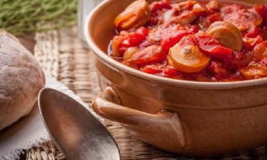 Рецепт рагу из сосисок