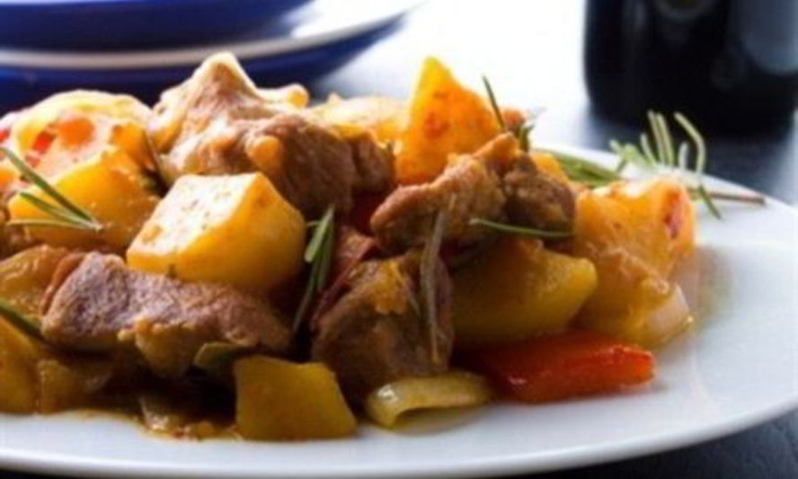 Рецепт рагу из свинины с картофелем и перцем чили