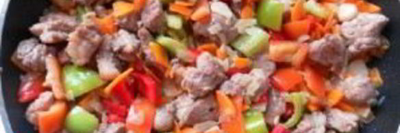 рагу из свинины с овощами