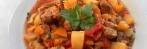 рагу из свинины с овощами