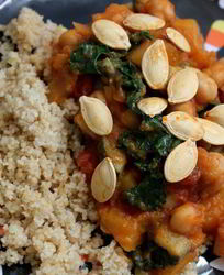 Рагу из тыквы и кабачков