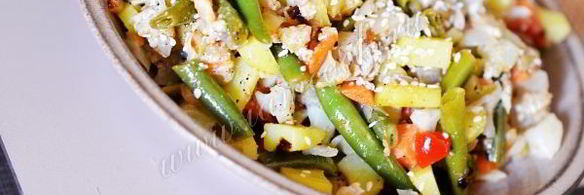 рагу с кунжутной пастой