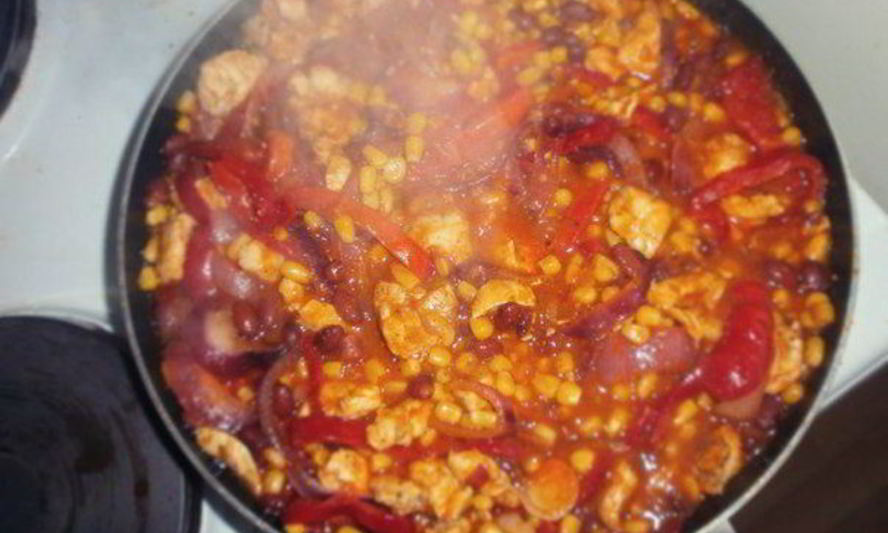 Рецепт рагу с курицей по-мексикански