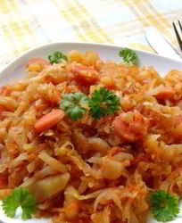 Рагу с сосиской