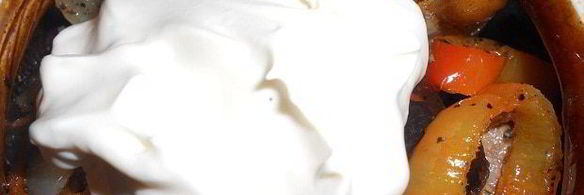 рагу в горшочке с грибами шиитаке