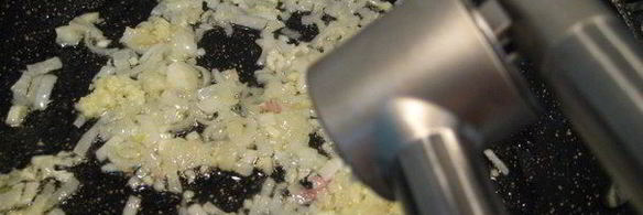 веер из баклажана с куриным рагу