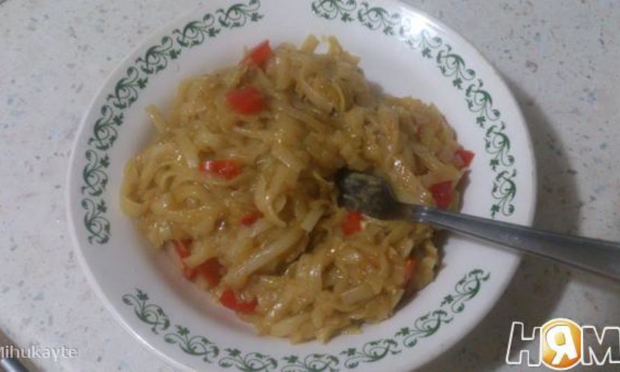 Рецепт рисовой лапши с мясом