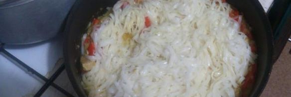 рисовая лапша с мясом