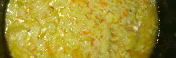 ризотто и золотая курочка