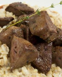 Ризотто из перловки с индейкой