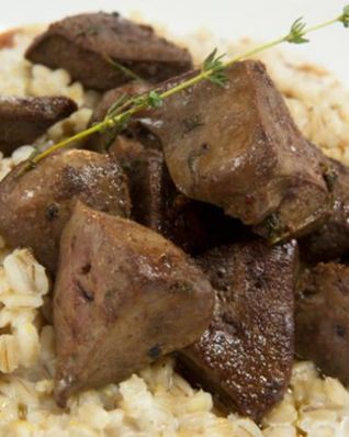 Ризотто из перловки с индейкой