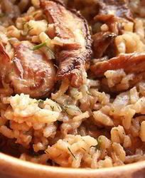 Ризотто с белыми грибами