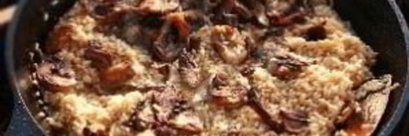 ризотто с белыми грибами