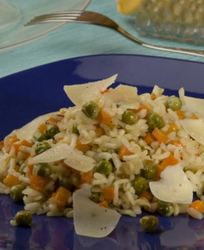 Ризотто с горошком