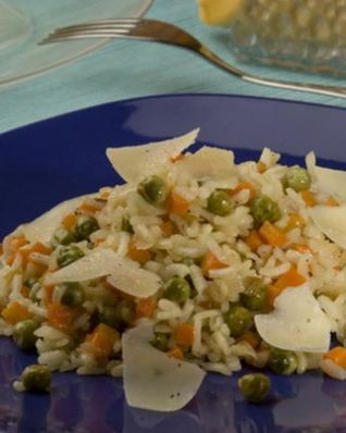 Ризотто с горошком