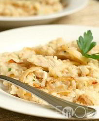 Ризотто с кальмарами