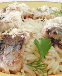 Ризотто с карпом