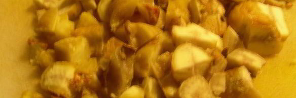 ризотто с каштанами и грудинкой