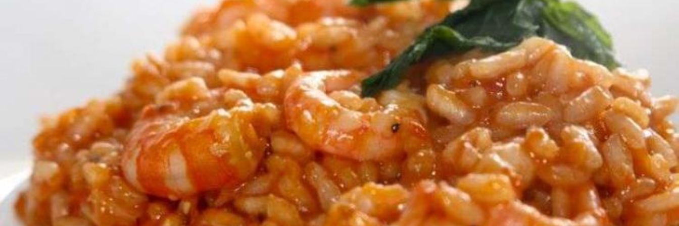 Ризотто с креветками