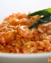 Ризотто с креветками