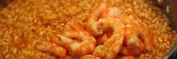 ризотто с креветками