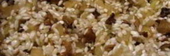 ризотто с куриной печенью