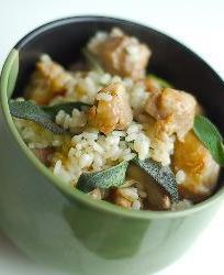 Ризотто с курицей и шалфеем