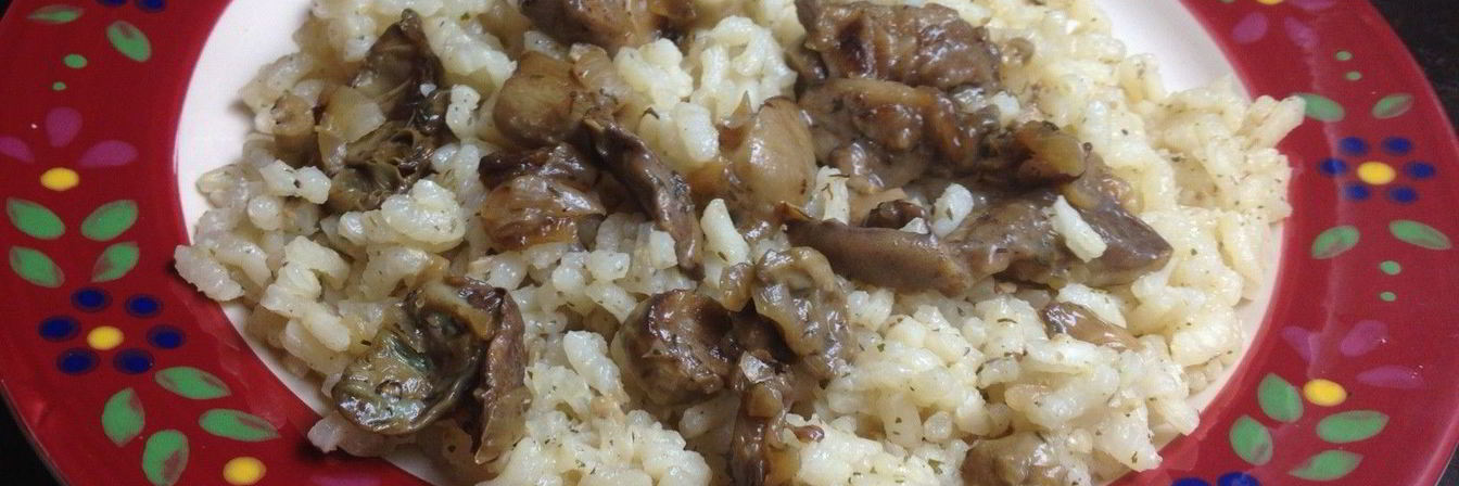 Ризотто с лесными грибами