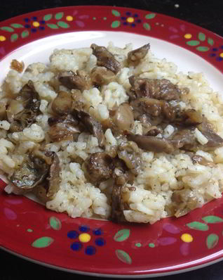 Ризотто с лесными грибами