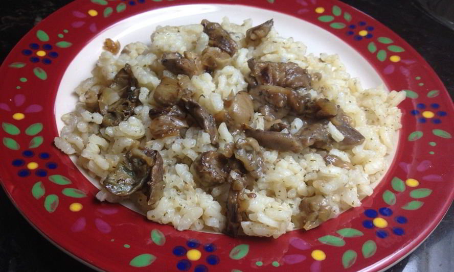 Рецепт ризотто с лесными грибами