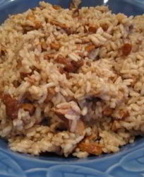 Ризотто с лисичками и сыром