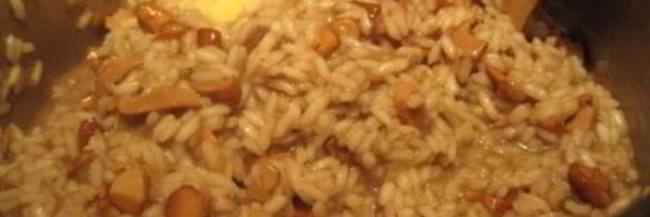 ризотто с лисичками и сыром