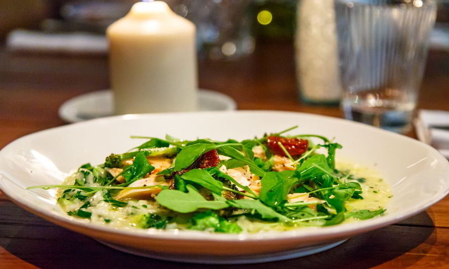 Рецепт ризотто с лососем